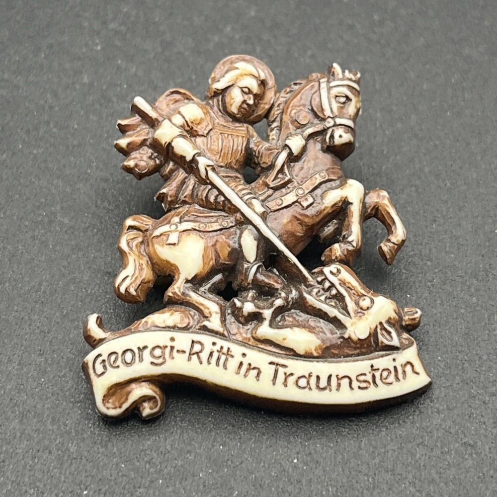 St. George’s Ride In Traunstein German Festival Dragon Plastic Lapel Hat Pin